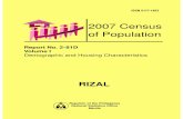2007 Census of Population - Republic of the Philippines · The 2007 Census of Population (POPCEN 2007) Report No. 2 is one of the several publications prepared by the National Statistics