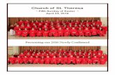 Church of St. Theresa · 2016-04-22 · May Procession ~ Mother’s Day ~ May 8 after the 9:00 am Mass All are invited to participate in a procession in honor of our Blessed Mother