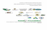 KATALA INSTITUTE FOR ECOLOGY AND BIODIVERSITY CONSERVATION … · 2016-08-14 · and eventually re-introduction of selected highly threatened wild species of Palawan, like Philippine