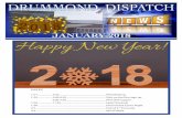 JANUARY 2018 - fccms.psdr3.orgfccms.psdr3.org/Drummond/News/I0B0C1478.1/Drummond Dispatch January... · students in 4A to shine bright. 4A’s favorite part of writing is “pair”