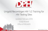 Unigold Recombigen HIV 1/2 Training for HIV Testing Sitesgacapus.com/.../uploads/...hiv-ga-dph-presentation.pdfUnigold Recombigen HIV 1/2 Training for HIV Testing Sites Updated: February