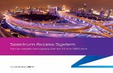 Spectrum Access System (SAS)2 Enabling 3.5 GHz CBRS network operators of all sizes nationwide CommScope’s SAS unlocks valuable CBRS spectrum CommScope’s Spectrum Access System