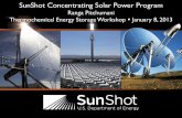 Ranga Pitchumani Thermochemical Energy Storage …SunShot Concentrating Solar Power Program Ranga Pitchumani Thermochemical Energy Storage Workshop January 8, 2013