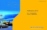 TriCore C++ Compiler User's Manual...VIII Manual Purpose and Structure MANUAL STRUCTURE INDEX RELATED PUBLICATIONS •The C++ Programming Language (second edition) by Bjarne Straustrup
