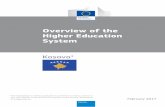 Overview of the Higher Education System - EACEA · 2017-03-10 · School, Zvecan – Visoka Tehnicka Skola Strukovnih Studija (270 students) - the Higher Economic Professional School,