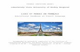   · Web viewThis manual contains French texts and special exercises that are aimed at the development of spoken French language. The book contains authentic French texts of different