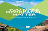 YOU MAKE GEOSPATIAL MATTER · PRESIDENT, IMAGEM We believe in location-based collaborations, because coordinates are the universal building blocks of our environment. Communication