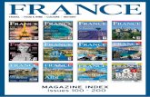 MAGAZINE INDEX Issues 100 - 200 - Complete France... FRANCE MAGAZINE 5 Oeufs en cocotte 163 71 Oysters 173 68-69 Pain perdu 170 73 FRANcE Magazine100 ...