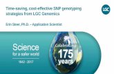 Time-saving, cost-effective SNP genotyping strategies from ...tgc.ifas.ufl.edu/TBRT 2018/BreedingTech/Time-saving... · Time-saving, cost-effective SNP genotyping ... –PCR platforms