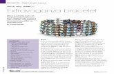 Extravaganza bracelet · Extravaganza bracelet Stitch a colorful base of fire-polished beads, and then strategically adorn it with crystals, magatamas, and seed beads for an