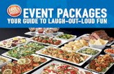 design-your-own appetizers · design-your-own appetizers All prices are per person. Buffets do not include area rental, tax or gratuity. Revenue minimums may apply. Minimum of 15