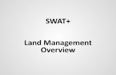 SWAT+ Land Management Overview• Auto fertilization Auto Irrigate • Decision tables - Far more options; 15; Auto Irrigation Auto Nitrogen Fertilizer; Fully Automatic Management;