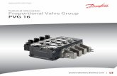 PVG 16 Proportional Valve Group - Hydraulics Onlinehydraulicsonline.com/wp-content/...Danfoss-PVG-16.pdf · PVG 16 introduction The PVG 16 is a hydraulic load sensing proportional