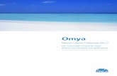 Omya...Omya is familiar with the needs of various applications and tailors the NCCs to meet the requirements. This is why Omya’s portfolio comprises chalk, limestone and also marble-based