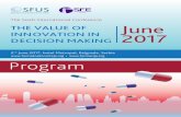 The Sixth International Conference THE VALUE OF June …eliksirplus.com/Conference_Program_Pharmacoeconomics... · 2017-06-02 · • . Pharmacoeconomics Section Pharmaceutical Association