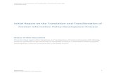 Initial Report on the Translation and Transliteration of ... · Initial Report on the Translation and Transliteration of Contact Information PDP 15 December 2014 . Initial Report