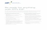 Be ready for anything with EFI’s ESP Enhanced Service ... · with EFI’s ESP Superwide ESP Enhanced Service Programme ... ceramic tiles, and personalised documents, with a wide