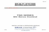 TSD SERIES DC Servo Control - Drive Centredrivecentre.ca/wp-content/uploads/2017/03/Baldor-TSD-DC-Servo-Manual.pdf · performance servo control designed to be used with DC brush type