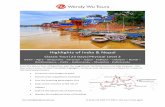Highlights of India & Nepal - Wendy Wu Tours Australia · 2019-06-07 · Park – Agra – Khajuraho – Varanasi – Dehli – Kathmandu – Dhulikhel – Kathmandu • Due to Jet