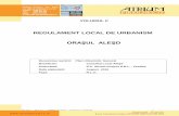 REGULAMENT LOCAL DE URBANISM - Alesd - Bihor II - Reg. Local... · autoturisme in localităţile urbane indicativ P132-93. - Codul silvic. In cadrul Regulamentului Local de Urbanism