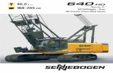 168-205 Serie C HD Seilbagger / Kran HD Crawler Crane (Duty … · 2015-05-19 · 5 The swing function is independent operated through 1 swing drive with hydraulic piston motor and