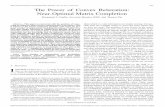 IEEE TRANSACTIONS ON INFORMATION THEORY, VOL. 56, NO. 5 ... · IEEE TRANSACTIONS ON INFORMATION THEORY, VOL. 56, NO. 5, MAY 2010 2053 The Power of Convex Relaxation: Near-Optimal