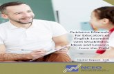 Guidance Manuals for Educators of English Learners with ... · from the Field. NCEO Report 410 Guidance Manuals for Educators of English Learners with Disabilities: Ideas and Lessons