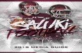 2018 MEDIA GUIDE - Amazon S32018 Football Media Guide produced by Saluki Media Services Front Cover: Sam Straub, D.J. Davis Back Cover: Jeremy Chinn, Anthony Knighton MEDIA INFORMATION