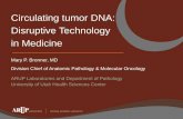 Circulating tumor DNA: Disruptive Technology in Medicinearup.utah.edu/media/ctDNA/ctDNA talk for IFL at ARUP M Bronner 03-16-16.pdfCirculating tumor DNA: Disruptive Technology in Medicine