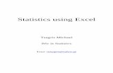 Statistics using ExcelTable 3: t-test assumin unequal variances 2.5 t-test for two samples assuming equal variances We will perform the same test assuming that the equality of variances