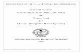 DEPARTMENT OF ELECTRICAL ENGINEERING Revised Scheme …vnit.ac.in/.../uploads/...Integrated-Power-System-.pdf · Revised Scheme for MTech (IPS) program – to be implemented from