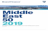 Middle East...Brand Finance Middle East 50 April 2019 3 Contents. About Brand Finance 2 Get in Touch 2 Request Your Brand Value Report 4 Brand Valuation Methodology 5 Foreword 6 Executive