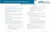 Residential Sustainability Measures - VBA · PN 55-2018 Residential Sustainability Measures Issued June 2018 vba.vic.gov.au Page 2 of 24 There are two options for compliance: i. 3.12.0