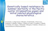 Genetically based resistance to summer mortality in …l fr e m e r Genetically based resistance to summer mortality in the Pacific oyster (Crassostrea gigas) and initial related physiological