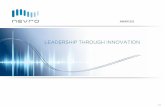 JANUARY 2015s21.q4cdn.com/.../NEVRO_2015-01_JPM-Deck_v001_r71d06.pdf · 2016-03-02 · Leadership Through Innovation TM [ 3 ] Positioned to Be a Leader in Neuromodulation ATTRACTIVE