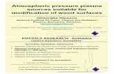 Atmospheric pressure plasma sources suitable for ...cost-fp1006.fh-salzburg.ac.at/.../11_Dinescu.pdf · Atmospheric pressure plasma sources suitable for modification of wood surfaces
