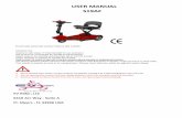 USER MANUAL S19AF - EV Rider, LLC · Do not operate the scooter with low charge batteries, since the occupant could be stranded. Battery should be disconnected from the scooter during