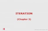 ITERATION - Bilkent Universityduygulu/Courses/CS111/Notes/Java_Iteration.pdfwould use Java's for loop • The for loop is usually used in conjunction with ... times, there is no need