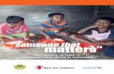 “Someone That Matters” that Matters.pdf“Someone That Matters” | The Quality of Care in Childcare Institutions in Indonesia page iv FOREWORD Director General for Social Services