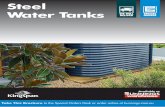 Steel Water Tanks… · Steel Water Tanks. Take This Brochure. to the Special Orders Desk or order online at bunnings.com.au. Water Management Solutions Rainwater Tanks & Wastewater