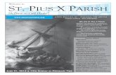 Welcome to ST. PIUS X PARISH · 2015-06-16 · 6905 Blondo St., Omaha, NE 68104 Parish Office 402-558-8446 JUNE 21, 2015 12TH SUNDAY IN ORDINARY TIME We Are St. Pius X Parish, grateful