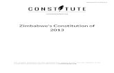 Zimbabwe's Constitution of 2013This complete constitution has been generated from excerpts of texts from the repository of the Comparative Constitutions Project, and distributed on