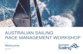 AUSTRALIAN SAILING RACE MANAGEMENT WORKSHOP · •The Notice of Race is published by the Organising Authority (See 89.2(a)) •The Notice of Race is a rule •Appendix J lists all