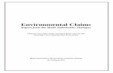 Environmental Claims - European Commission · and will serve as input for the revision of the environmental claims chapter of the Guidance Document on the implementation of the Unfair