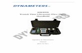 DMTFH Transit Time Ultrasonic Flow Meter Handheld 20 handheld manual.pdf · The DMTFH ultrasonic flow meter is designed to measure the fluid velocity of liquid within a closed conduit.