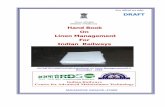 (For official use only) DRAFT - Indian Railwayrdso.indianrailways.gov.in/works/uploads/File/Draft handbook on Linen... · 6.0 Management of Linen in Store Depots 23 7.0 Inspection/audit