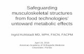 Safeguarding musculoskeletal structures from food ......Heat treatment. 161F for 15 seconds 280 F for 2 seconds 280 F for 2 seconds+ ... melting point of 157°F . Acid portion : 16