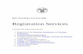 Business Services Online Tutorial: OvervieBSO Tutorial – Tax Year 2008 Registration Services STEP 3: Select the I Accept button after reading and agreeing to the conditions stated