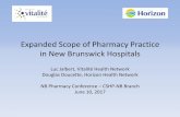 Expanded Scope of Pharmacy Practice in New Brunswick Hospitals · •Based on RPh assessment or unintentional discrepancy, RPh may continue prescription meds, or continue, initiate