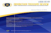 INDONESIAN TREASURY REVIEW...Indonesian Treasury Review Vol.3, No.4, 2018 vi 94,42% dengan varians (selisih) sebesar Rp 974.697.831 atau setara dengan 5,58% untuk kegiatan belanja.